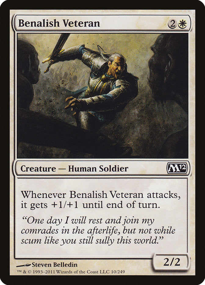 Benalish Veteran [Magic 2012] 