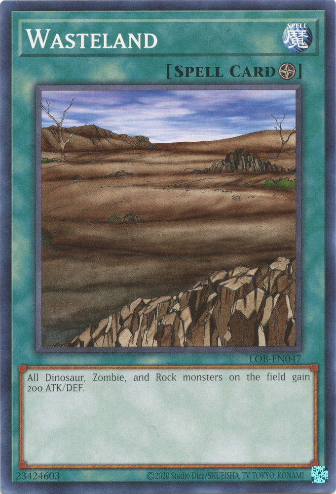 Wasteland (25th Anniversary) [LOB-EN047] Common 