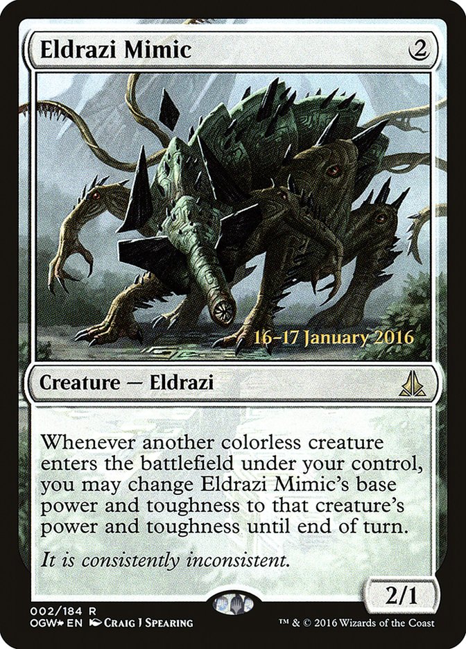 Eldrazi Mimic [Oath of the Gatewatch Prerelease Promos] 