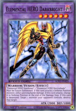 Elemental HERO Darkbright [SGX1-ENA25] Common 