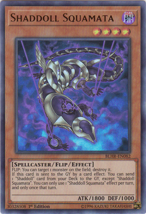 Shaddoll Squamata [BLHR-EN082] Ultra Rare 