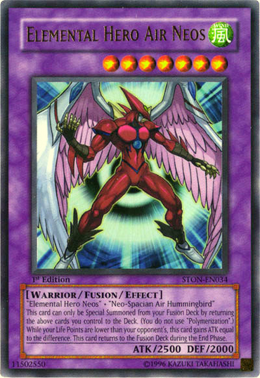 Elemental Hero Air Neos [STON-EN034] Ultra Rare 