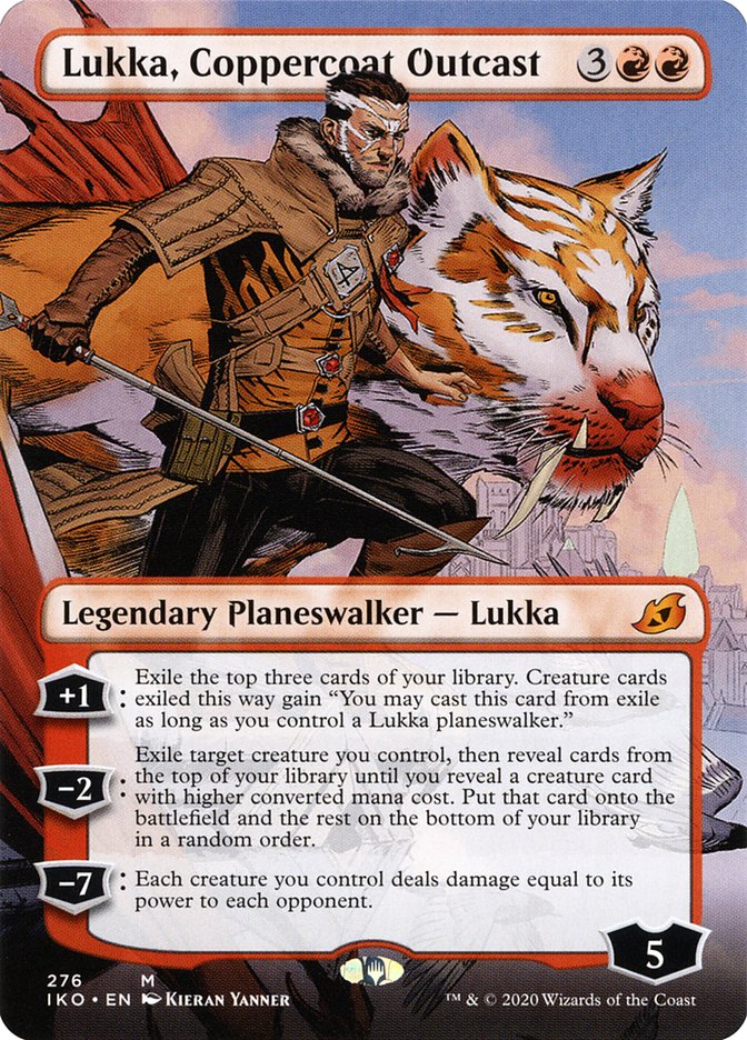 Lukka, Coppercoat Outcast (Borderless) [Ikoria: Lair of Behemoths] 