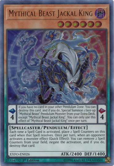 Mythical Beast Jackal King [EXFO-EN026] Ultra Rare 
