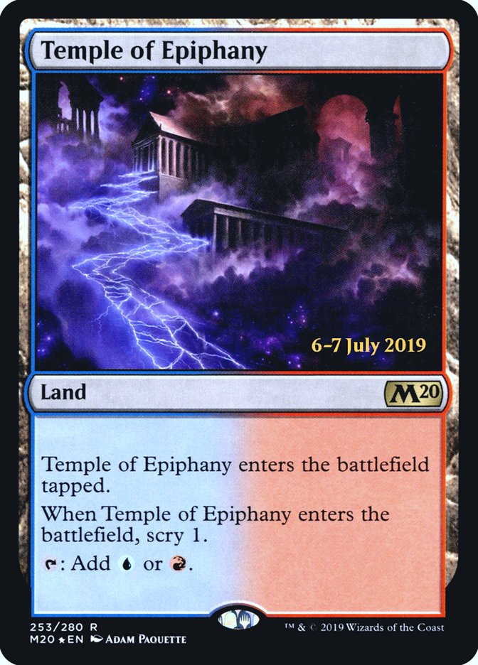 Temple of Epiphany [Core Set 2020 Prerelease Promos] 