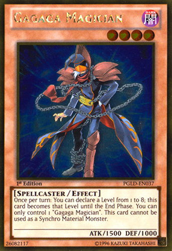 Gagaga Magician [PGLD-EN037] Gold Rare 