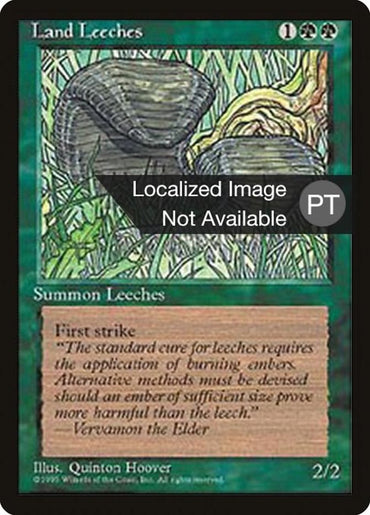 Land Leeches [Fourth Edition (Foreign Black Border)] 