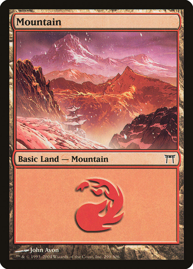 Mountain (299) [Champions of Kamigawa] 