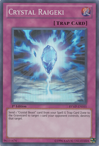 Crystal Raigeki [RYMP-EN055] Super Rare 