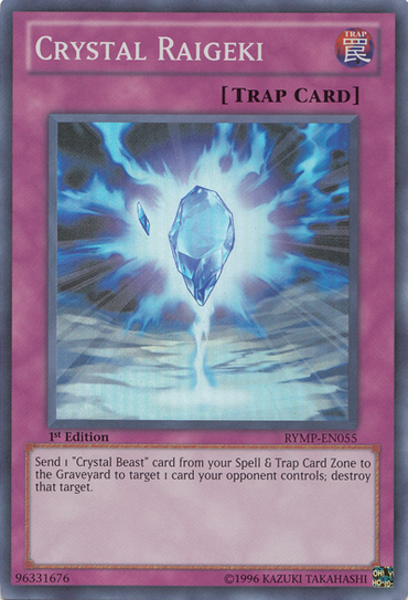 Crystal Raigeki [RYMP-EN055] Super Rare 
