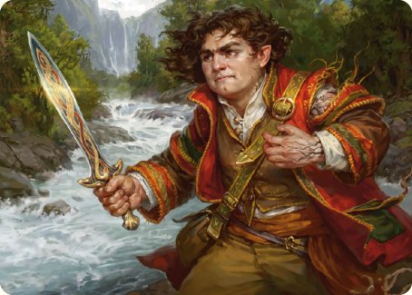 Frodo Baggins Art Card (16/81) [The Lord of the Rings: Tales of Middle-earth Art Series] 