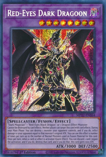 Red-Eyes Dark Dragoon [MP22-EN264] Prismatic Secret Rare 