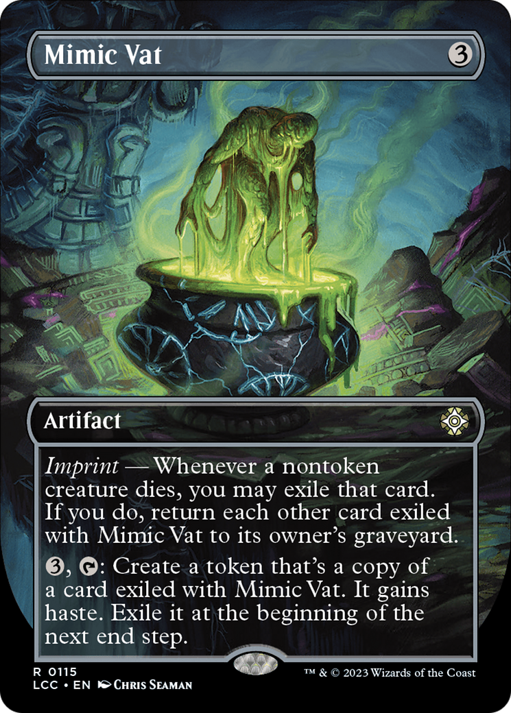 Mimic Vat (Borderless) [The Lost Caverns of Ixalan Commander] 