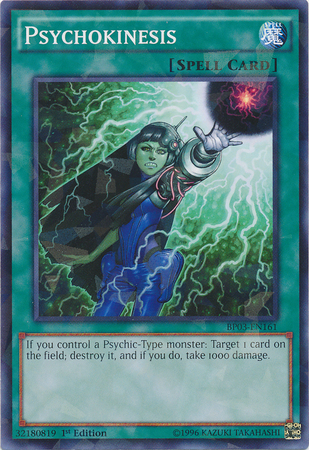 Psychokinesis [BP03-EN161] Shatterfoil Rare 