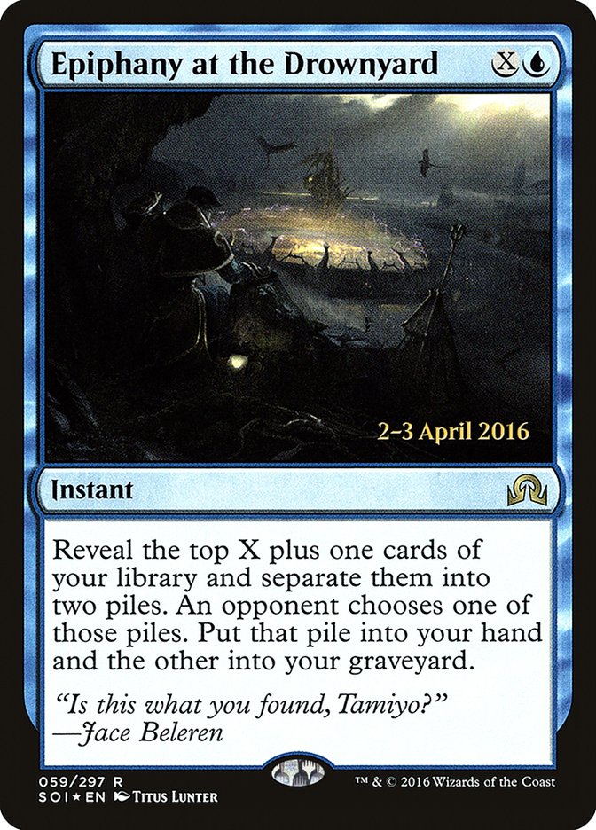 Epiphany at the Drownyard [Shadows over Innistrad Prerelease Promos] 