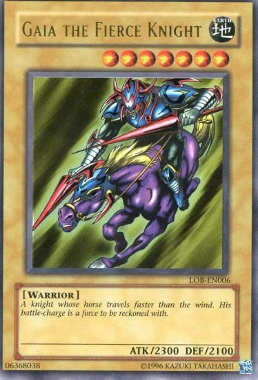 Gaia The Fierce Knight [LOB-EN006] Ultra Rare 