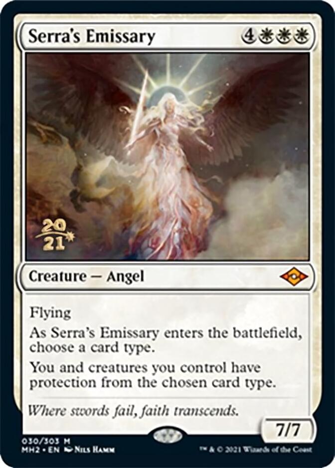 Serra's Emissary [Modern Horizons 2 Prerelease Promos] 