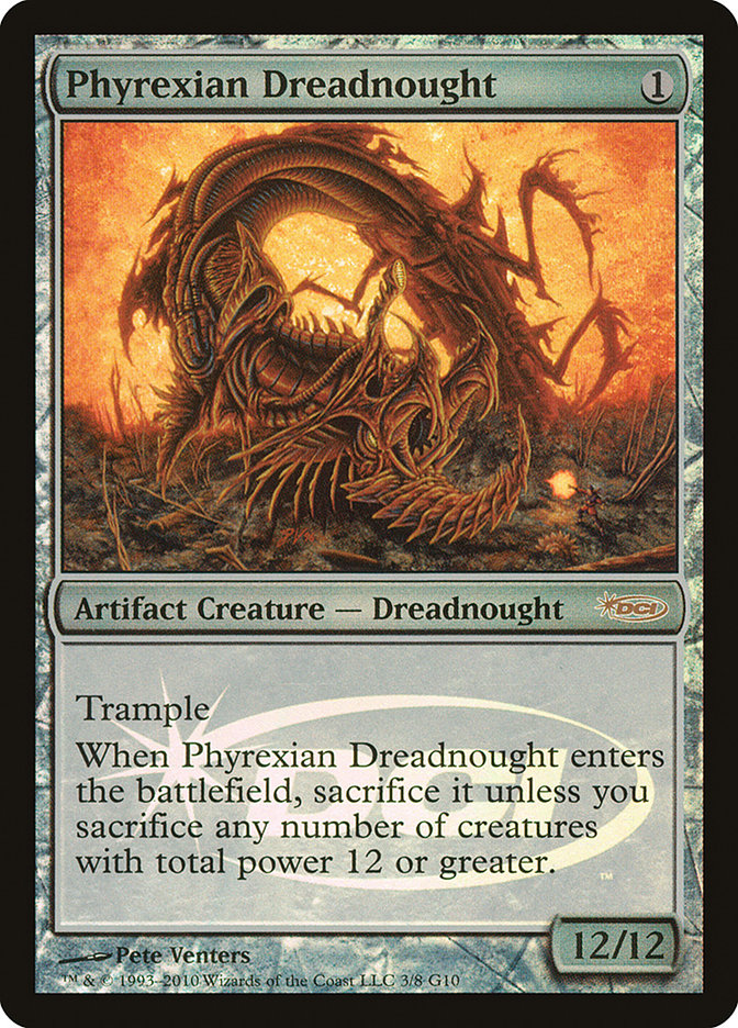 Phyrexian Dreadnought [Judge Gift Cards 2010] 