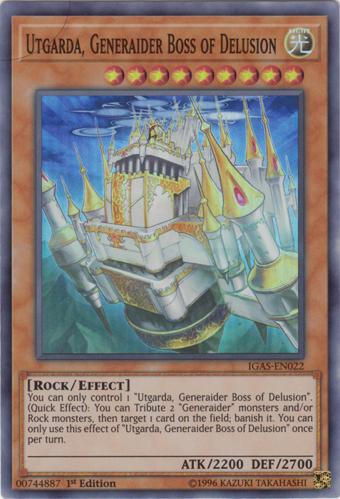 Utgarda, Generaider Boss of Delusion [IGAS-EN022] Super Rare 