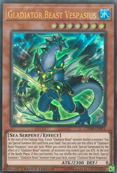 Gladiator Beast Vespasius [CHIM-ENSP1] Ultra Rare 