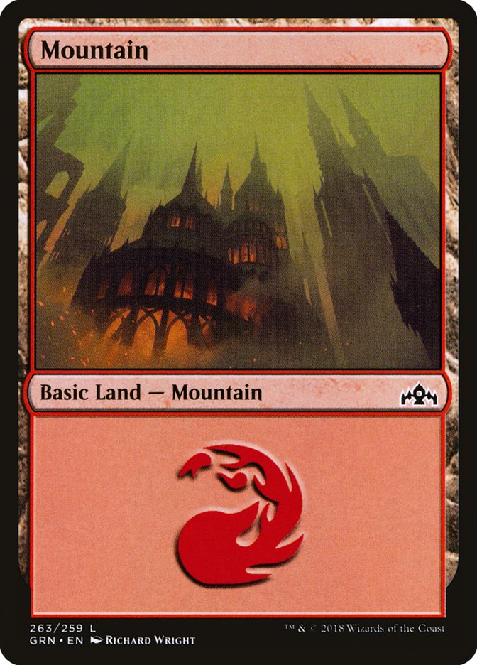 Mountain (263) [Guilds of Ravnica] 