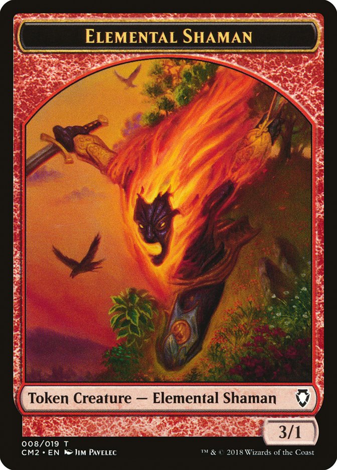 Elemental Shaman Token [Commander Anthology Volume II Tokens] 