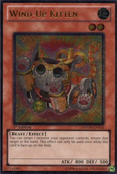 Wind-Up Kitten [PHSW-EN026] Ultimate Rare 