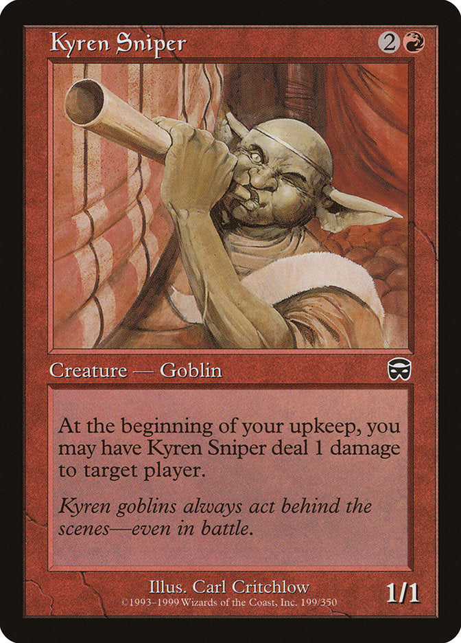 Kyren Sniper [Mercadian Masques] 