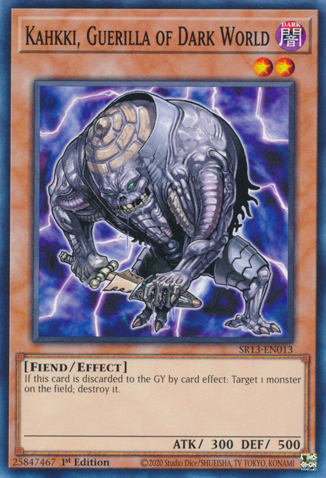 Kahkki, Guerilla of Dark World [SR13-EN013] Common 