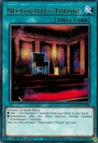 Necrovalley Throne [WIZARD-EN088] Rare 
