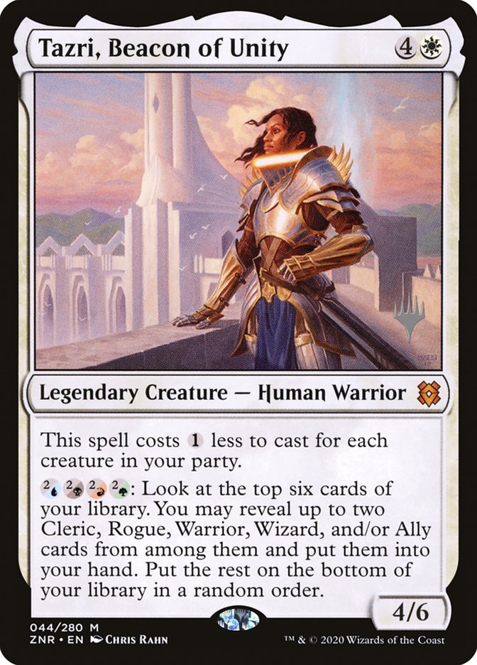 Tazri, Beacon of Unity (Promo Pack) [Zendikar Rising Promos] 