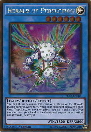 Herald of Perfection [PGL2-EN085] Gold Rare 