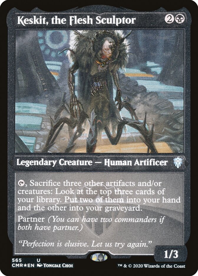 Keskit, the Flesh Sculptor (Etched) [Commander Legends] 