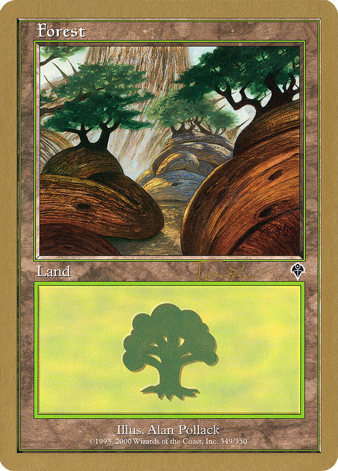 Forest (jt349a) (Jan Tomcani) [World Championship Decks 2001] 