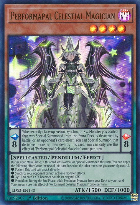 Performapal Celestial Magician [LDS3-EN130] Ultra Rare 