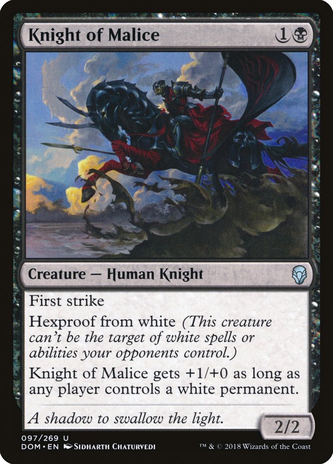 Knight of Malice [Dominaria] 