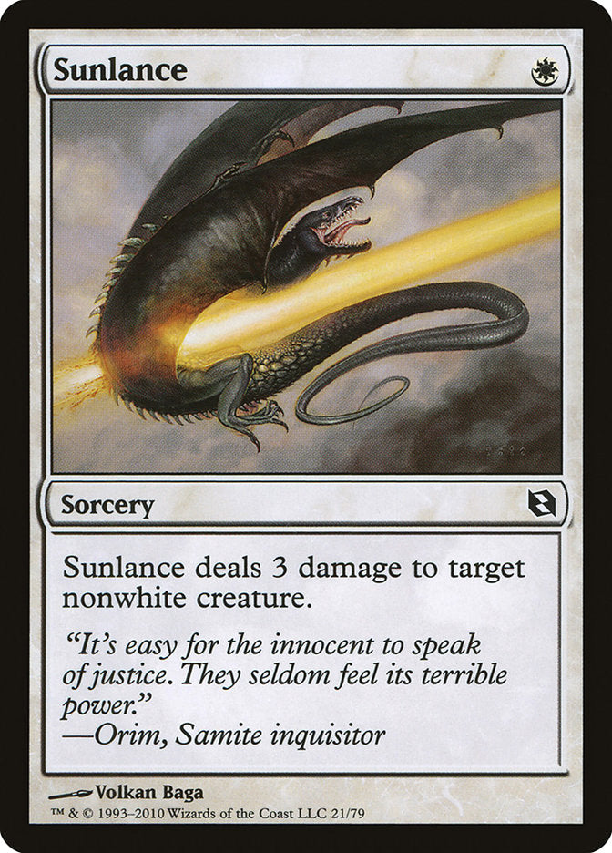 Sunlance [Duel Decks: Elspeth vs. Tezzeret] 