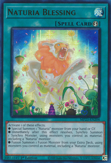 Naturia Blessing [MP23-EN204] Ultra Rare 