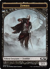 Zombie // Goblin Double-Sided Token (Game Night) [Core Set 2019 Tokens] 