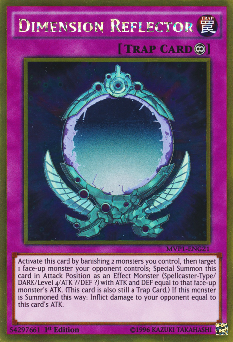 Dimension Reflector [MVP1-ENG21] Gold Rare 