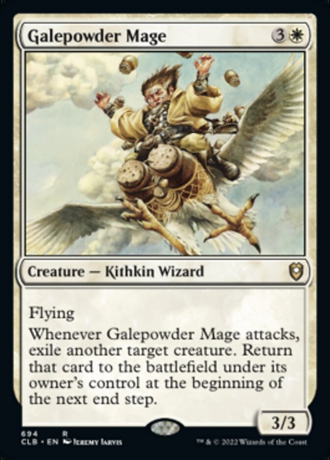 Galepowder Mage [Commander Legends: Battle for Baldur's Gate] 