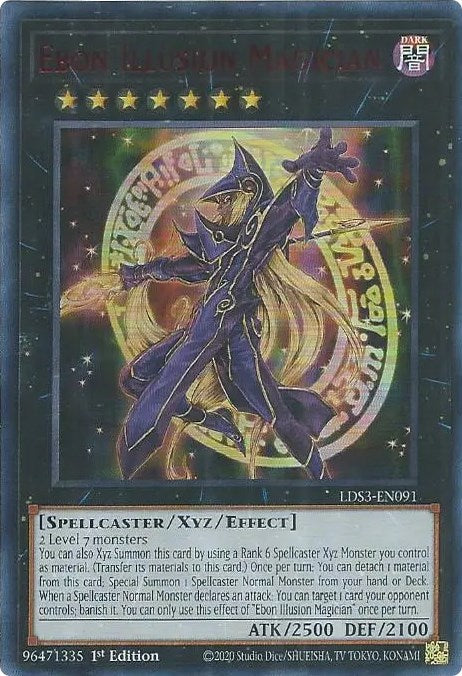 Ebon Illusion Magician (Red) [LDS3-EN091] Ultra Rare 