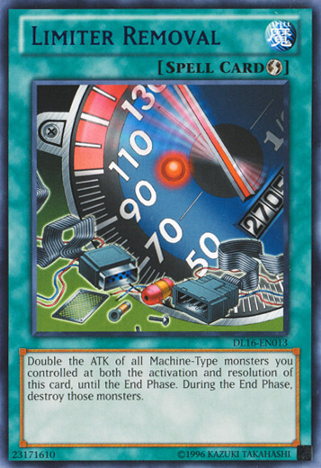 Limiter Removal (Blue) [DL16-EN013] Rare 