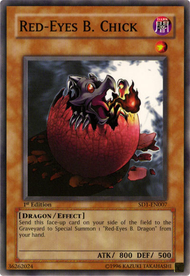Red-Eyes B. Chick [SD1-EN007] Common 