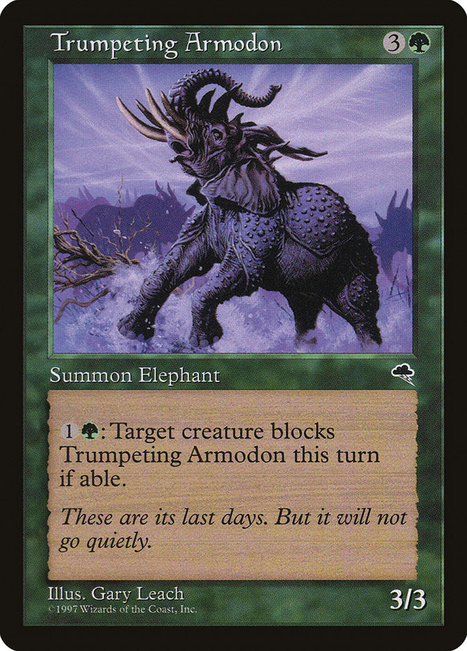 Trumpeting Armodon [Tempest] 