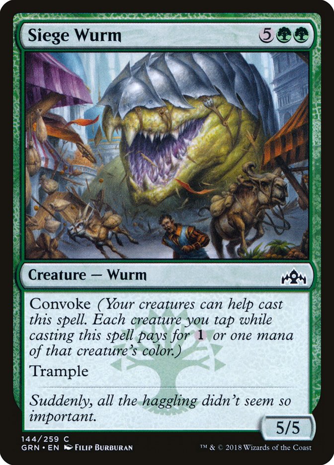 Siege Wurm [Guilds of Ravnica] 