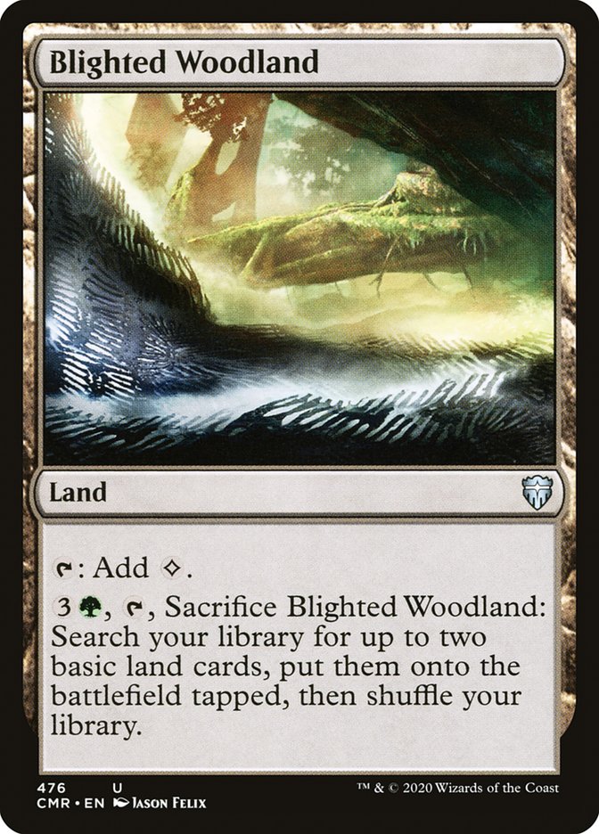 Blighted Woodland [Commander Legends] 