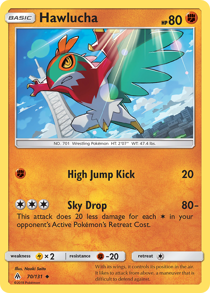 Hawlucha (70/131) [Sun & Moon: Forbidden Light]