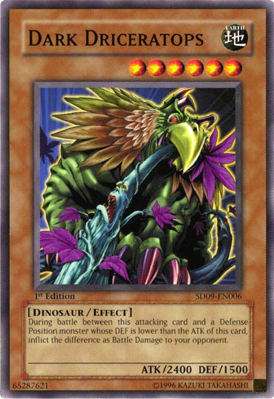 Dark Driceratops [SD09-EN006] Common 