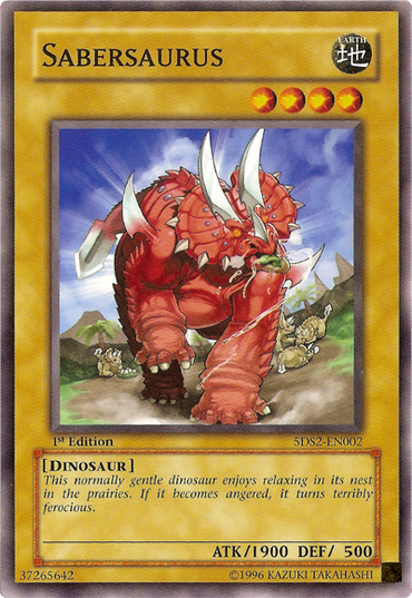Sabersaurus [5DS2-EN002] Common 